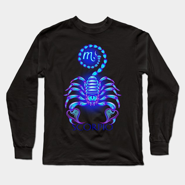 SCORPIO - The Scorpion Long Sleeve T-Shirt by GNDesign